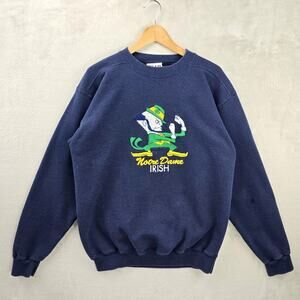 Vintage Notre Dame Sweatshirt Mens Large Fighting Irish Team Edition Apparel 90s